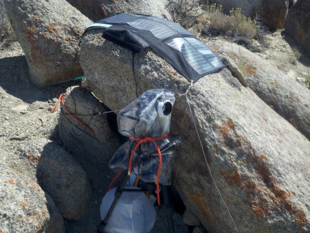 Setup on the mountain